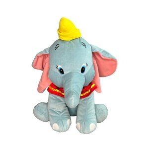 Disney Dumbo Plush Toy 16" Stuffed Animal W Yellow Hat Elephant Stuffed Animal